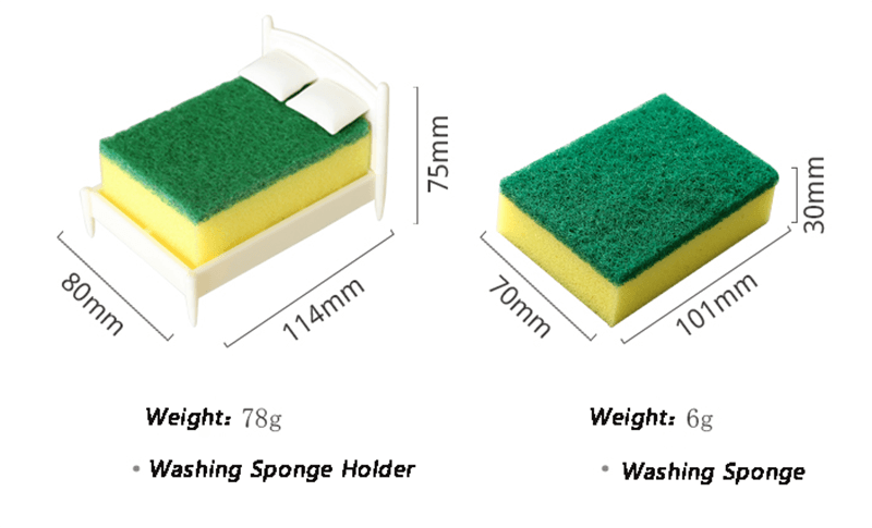 Creative Kitchen Washing Sponge Bed Holder - MaviGadget
