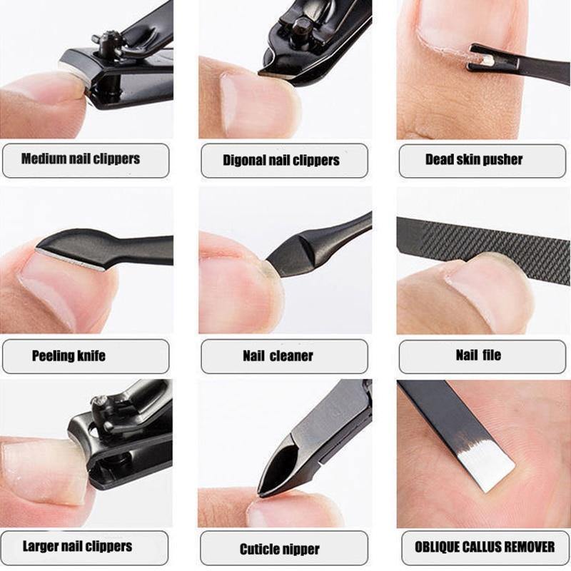 Stainless Steel Professional Manicure Trimmer Set - MaviGadget