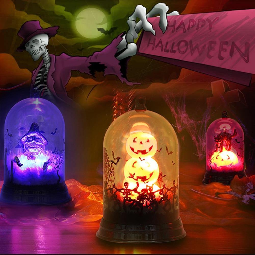 Halloween Scene Witch Night Lamp Decoration - MaviGadget
