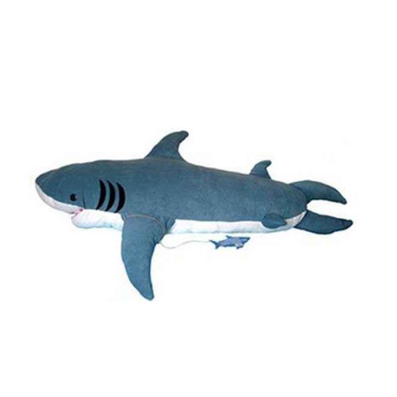 Bite Me Shark Giant Shark Plush Sleeping Bag Toy - MaviGadget