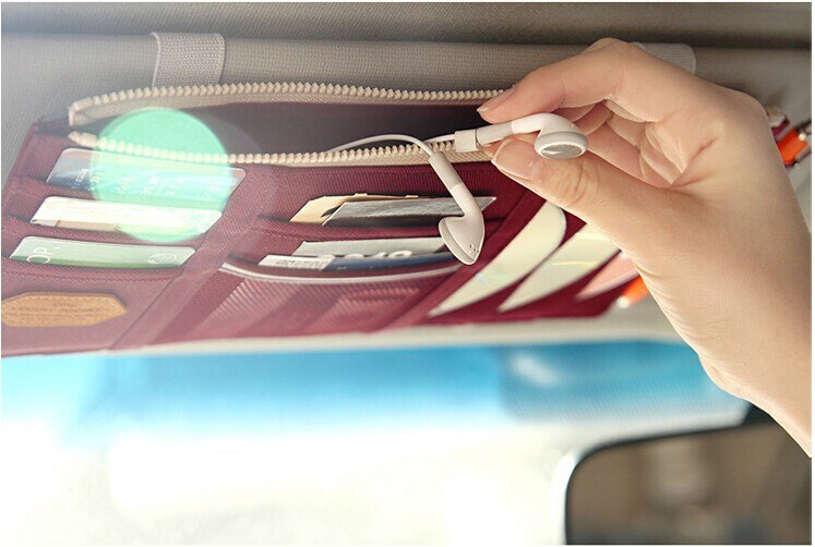 High-grade Sun Visor Storage Bag for Car