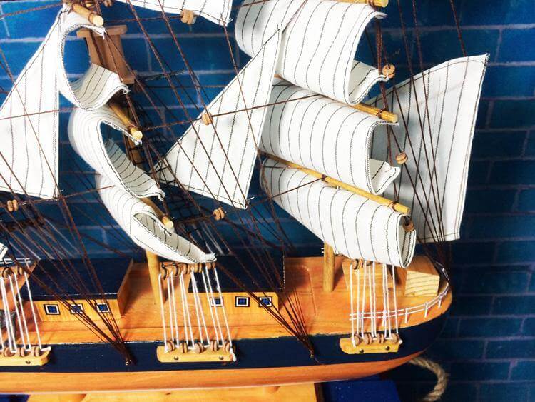 Wooden Sailing Ship Nautical Decor - MaviGadget