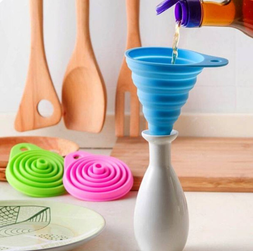 Practical Collapsible Foldable Funnel Hopper - MaviGadget