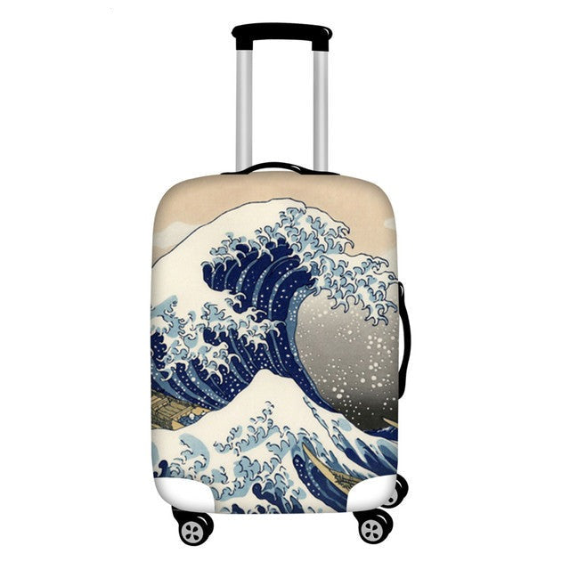 Stylish Art Elastic Travel Luggage Covers - MaviGadget