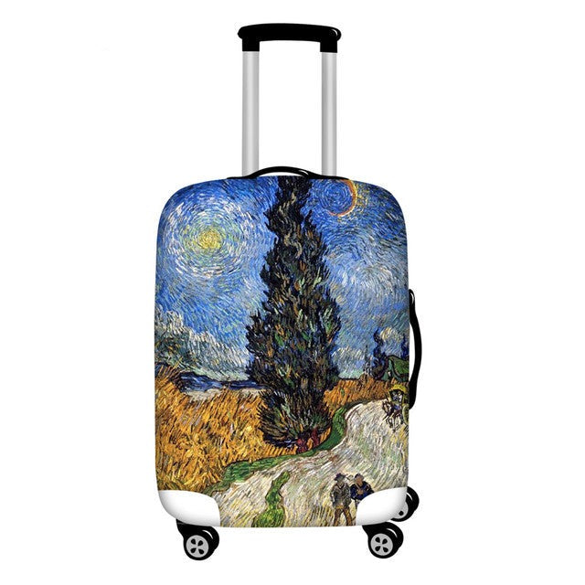 Stylish Art Elastic Travel Luggage Covers - MaviGadget