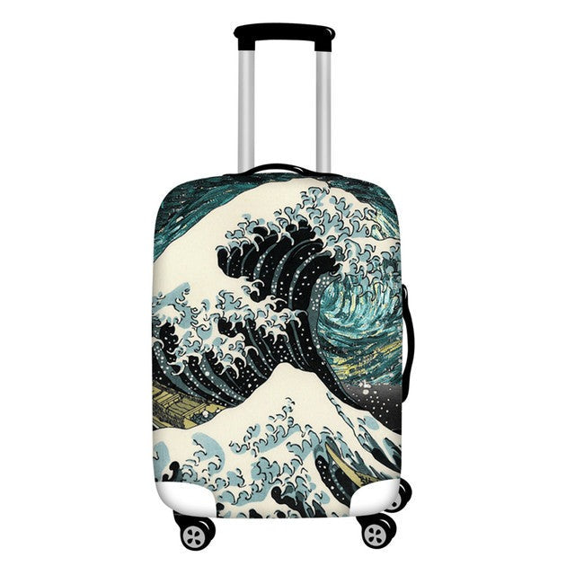 Stylish Art Elastic Travel Luggage Covers - MaviGadget