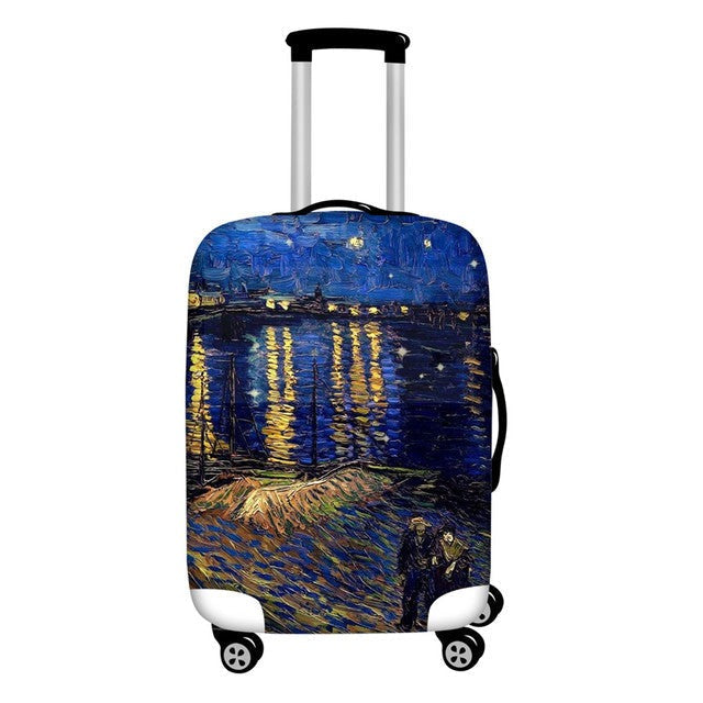 Stylish Art Elastic Travel Luggage Covers - MaviGadget