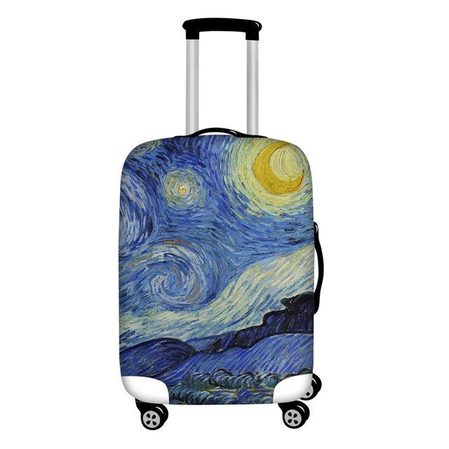 Stylish Art Elastic Travel Luggage Covers - MaviGadget