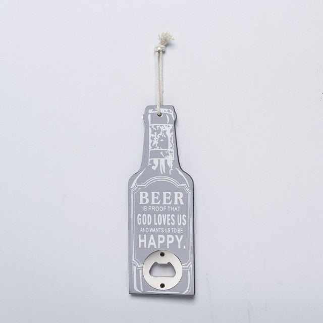 Retro Wood Bottle Opener - MaviGadget