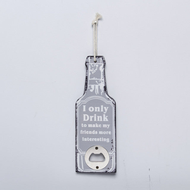 Retro Wood Bottle Opener - MaviGadget