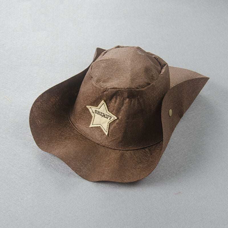 Baby Cowboy Hat+Bodysuit+Scarf Outfit Suit - MaviGadget