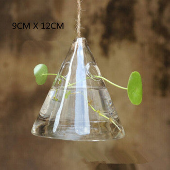 Hanging lamp glass vase - MaviGadget