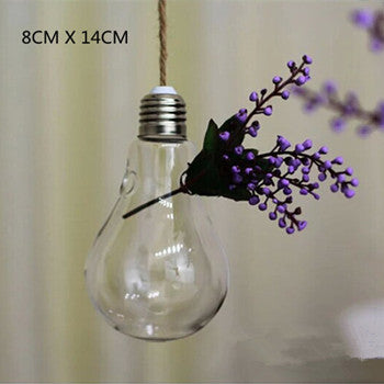 Hanging lamp glass vase - MaviGadget