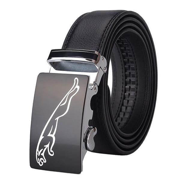 Automatic Buckle Cowhide Leather Men Belt - MaviGadget