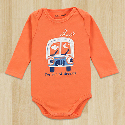 One-Pieces Baby Boy Gentleman Romper White Long Sleeve Baby bodysuit - MaviGadget