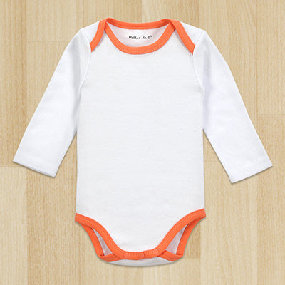 One-Pieces Baby Boy Gentleman Romper White Long Sleeve Baby bodysuit - MaviGadget