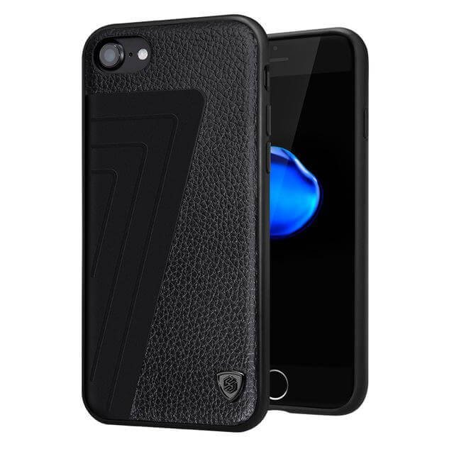 Leather+Aluminum+Soft Hybrid Back Cover Iphone Cases - MaviGadget