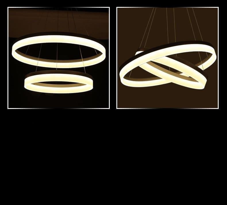 LED Circle Ring Chandelier - MaviGadget