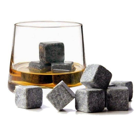 9pcs/set Natural Whiskey Stones Home Bar Tools - MaviGadget