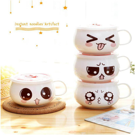 Lovely Instant Noodles  Porcelain Bowls - MaviGadget