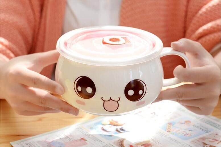 Lovely Instant Noodles  Porcelain Bowls - MaviGadget