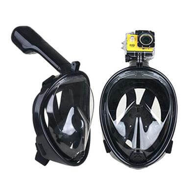 Full Face Underwater Scuba Anti Fog Diving Mask with Earplug Respiratory - MaviGadget