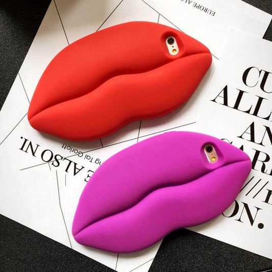 3D Marilyn Monroe Big Sexy Red Lip Iphone Cases - MaviGadget