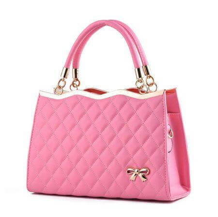 Korea Bow Leather Messenger Bags - MaviGadget