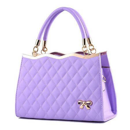 Korea Bow Leather Messenger Bags - MaviGadget