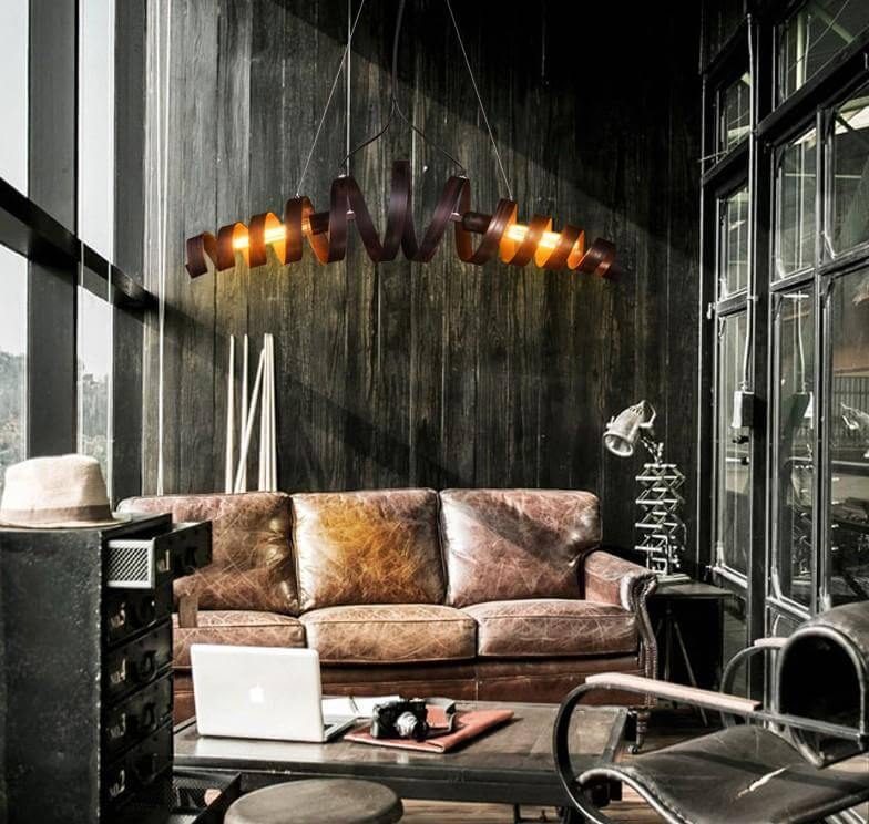 Vintage Circle Chandelier Ceiling Lamp - MaviGadget