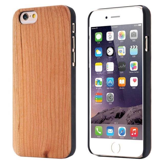 Wooden Case Genuine Real Natural Wood Back Cover For X and Other Models - MaviGadget