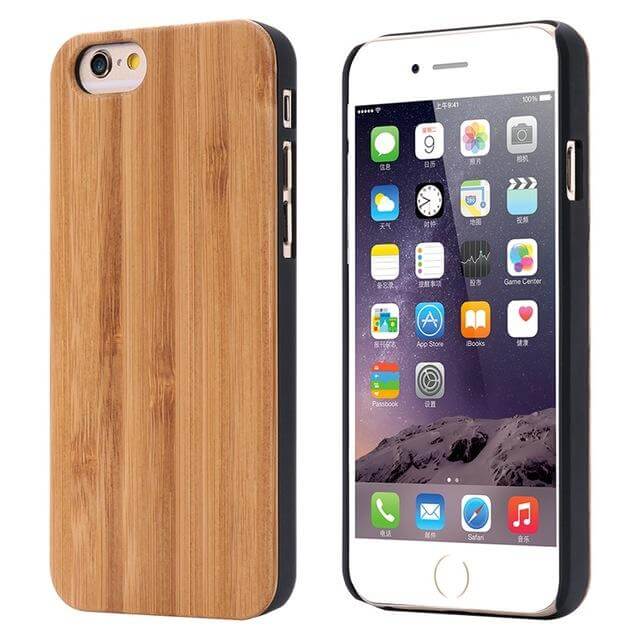 Wooden Case Genuine Real Natural Wood Back Cover For X and Other Models - MaviGadget