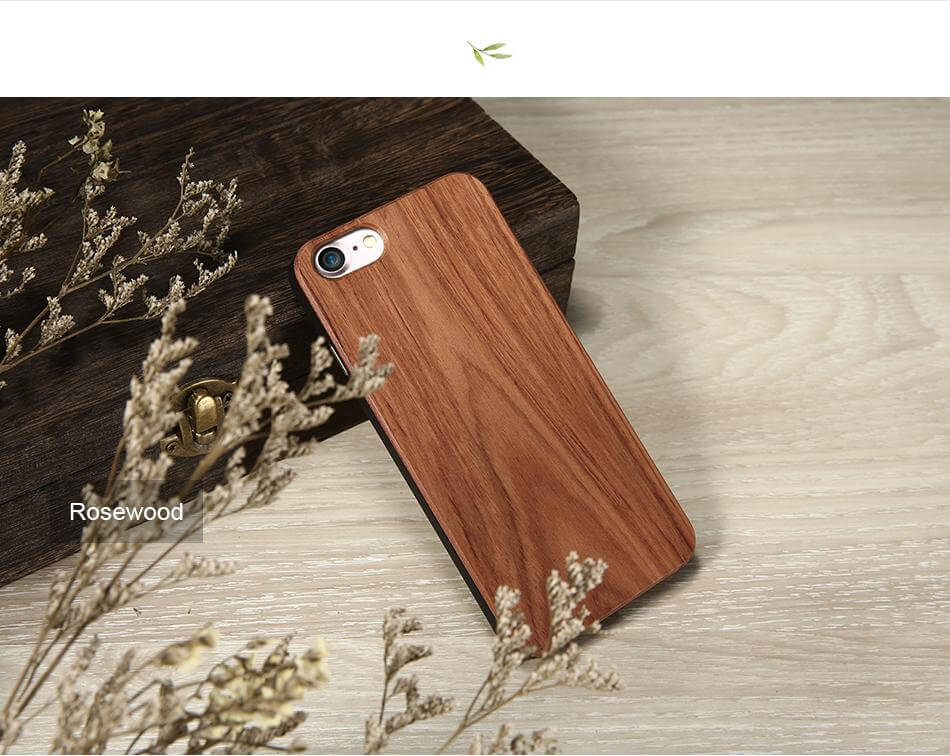 Wooden Case Genuine Real Natural Wood Back Cover For X and Other Models - MaviGadget