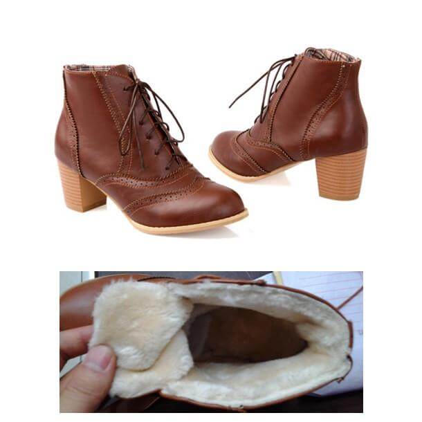 Women Ankle Winter Boots - MaviGadget
