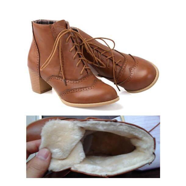 Women Ankle Winter Boots - MaviGadget