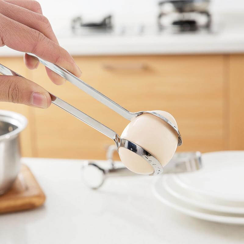 2pcs/lot Creative Stainless Steel Egg Clip - MaviGadget