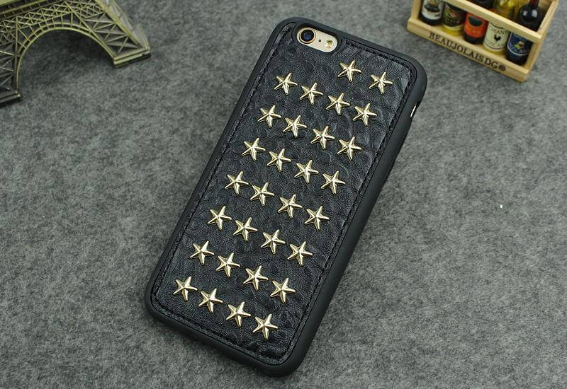 3D Cool Studs Rivet Punk Skull Design Silicone Case For iPhone Models - MaviGadget