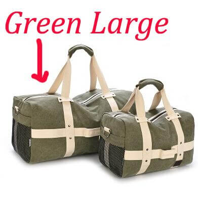 Travel Duffle Canvas Travel Handbags For Travellers - MaviGadget