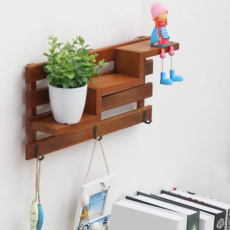 Handmade Wood Boxes Shelf Organizer - MaviGadget