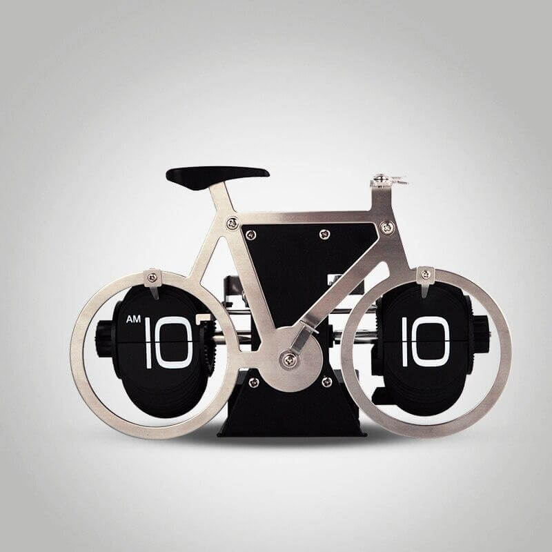 Stainless Steel Digital Automatic Creative Bike Clock - MaviGadget
