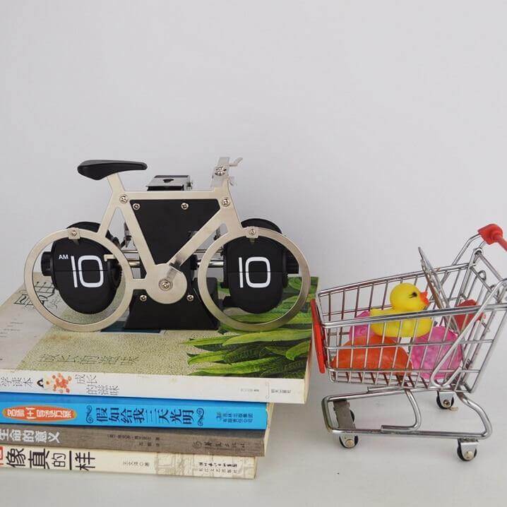 Stainless Steel Digital Automatic Creative Bike Clock - MaviGadget
