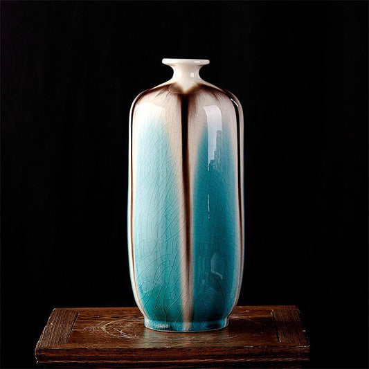 Classical Ancient Jingdezhen Ice Crack Ceramic Glaze Vase - MaviGadget