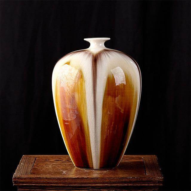 Classical Ancient Jingdezhen Ice Crack Ceramic Glaze Vase - MaviGadget