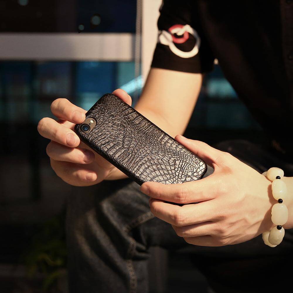 Luxury Crocodile Business style Leather Iphone Cases - MaviGadget