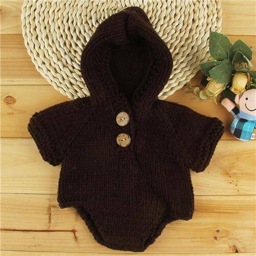 Newborn Baby Crochet Romper Knit Costume - MaviGadget