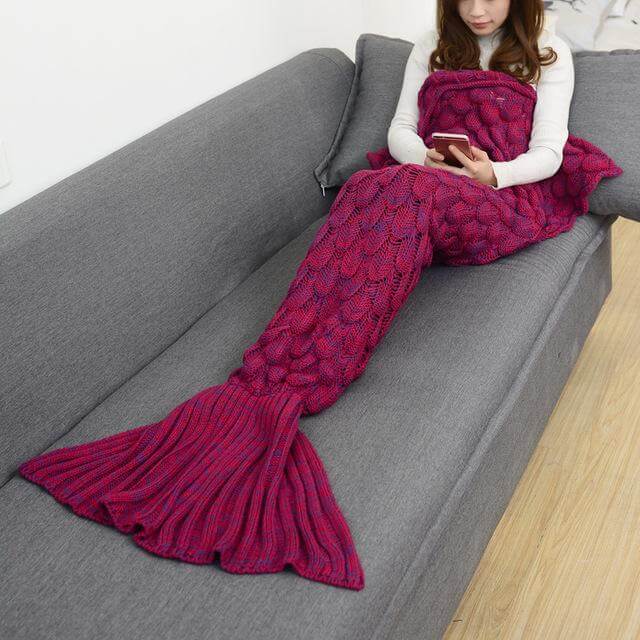 Handmade Mermaid Sleeping Blanket - MaviGadget