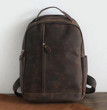 Luxury Genuine Leather Casual Backpack - MaviGadget