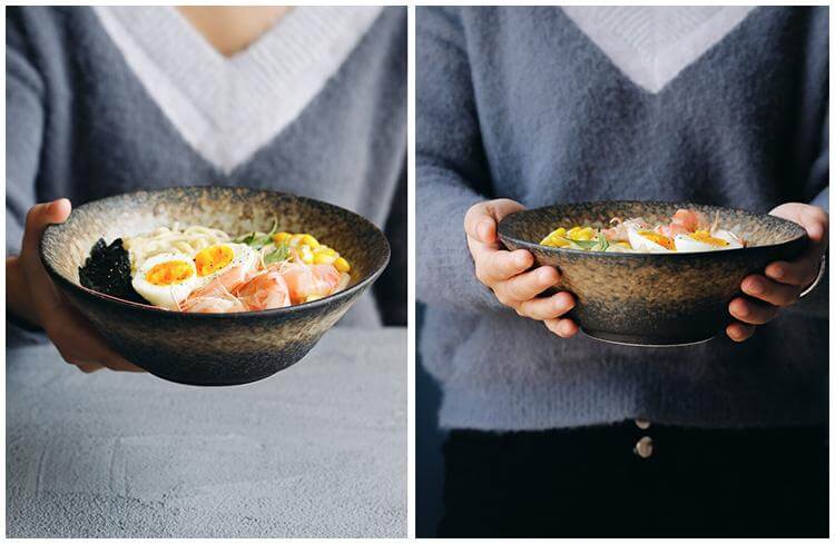 Japan Style Creative Home Kitchen Vintage Ceramic Bowls - MaviGadget