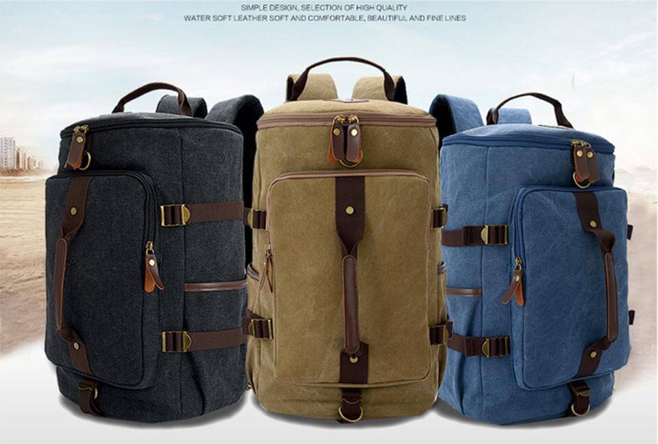 Large Capacity Vintage Shoulder Backpack - MaviGadget