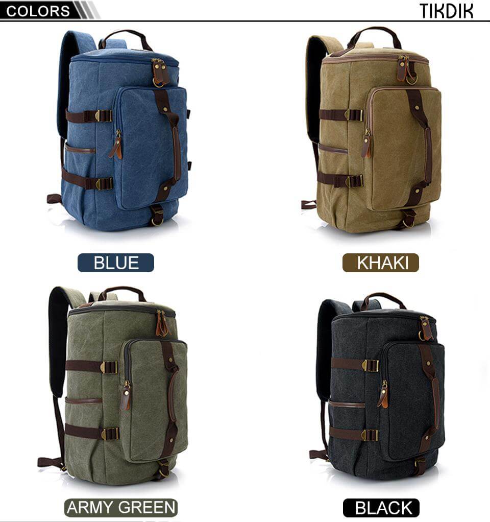 Large Capacity Vintage Shoulder Backpack - MaviGadget